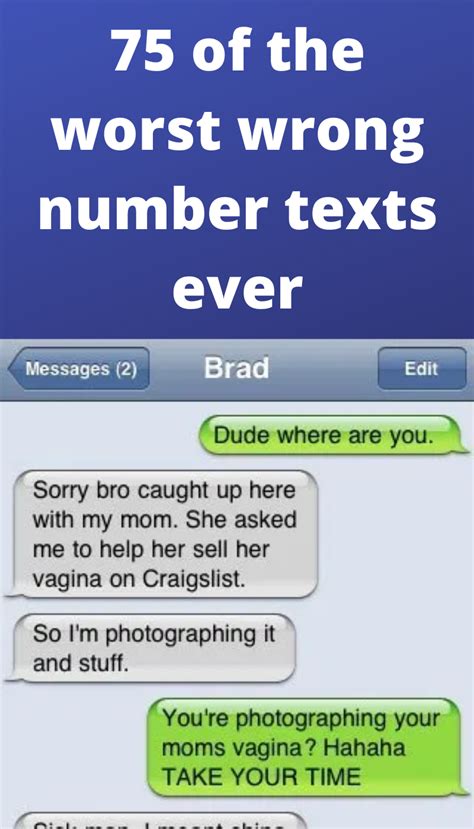 75 Of The Worst Wrong Number Texts Ever Wrong Number Texts Wrong Number Embarrassing Moments