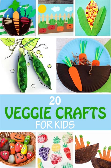 20 Veggie Crafts For Preschoolers And Older Kids Non Toy Ts