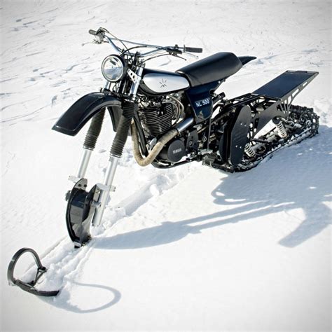 Northern Lights Optics Promotional Snow Bike Is A Classic Yamaha Hl500