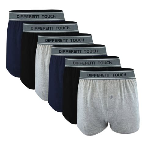 Different Touch Different Touch 6 Pack Big And Tall Exposed Waistband