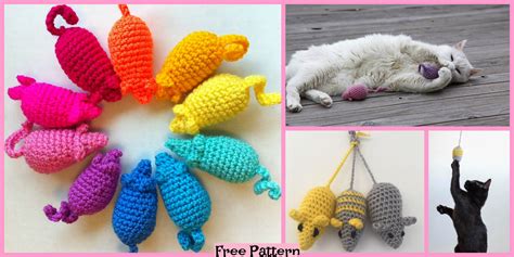 Crochet Mouse Toys For Cat Free Patterns Diy 4 Ever