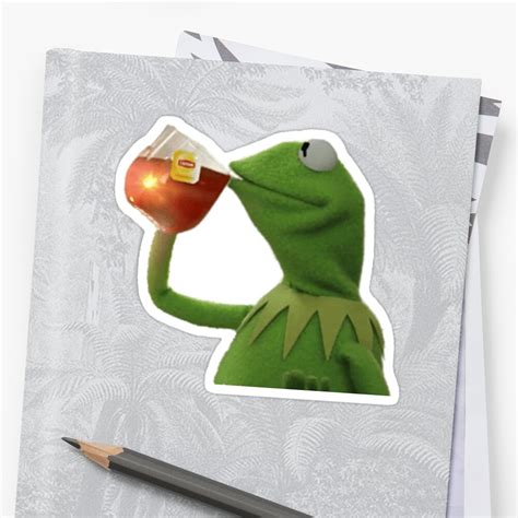 Kermit The Frog Sticker By Sandis008 Redbubble