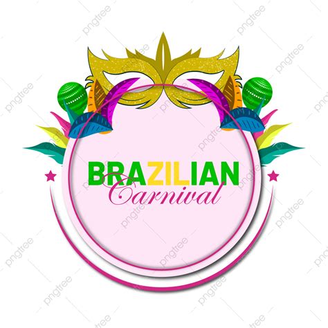 Brazilian Carnival Vector Art Png Brazilian Carnival Circle Border