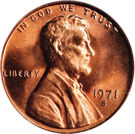 Value Of 1971 S Lincoln Cents We Appraise Modern Coins