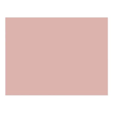 Dusty Rose Pink Color Trend Blank Template Postcard