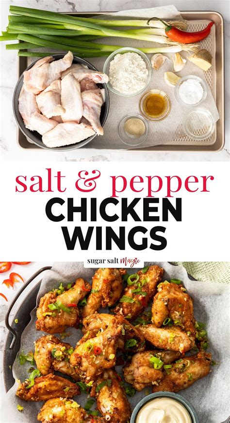 Crispy Baked Salt And Pepper Chicken Wings Artofit