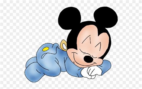 Mickey Mouse Disney Clipart Baby Mickey Mouse Sleeping Png Download PinClipart