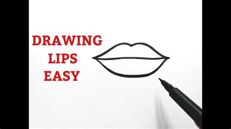 How To Draw Lips Easy Drawing Tutorial For Kids Vlrengbr