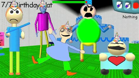 Faldes Basics In Birthday Bash Baldis Basics Birthday Bash Mod