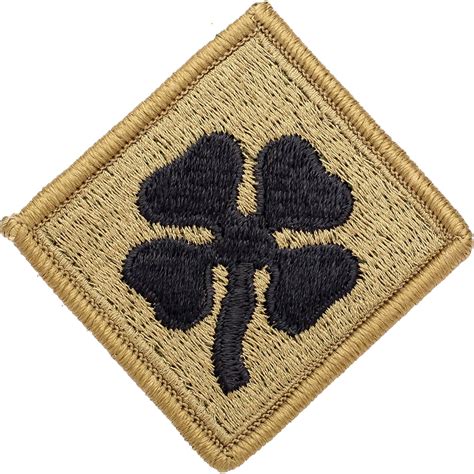 Army Patch Fourth Army Subdued Velcro Ocp Ocp Insignia Military