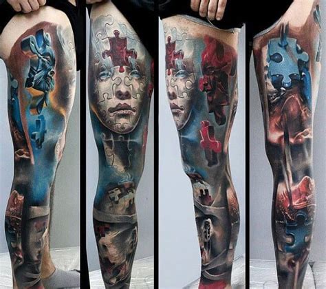 Like other tattoo designs, leg tattoo also has varieties in its designs. 90 Modern Tattoos For Men - 21st Century Design Ideas