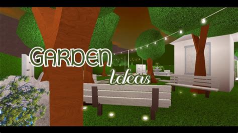 4 cute and aesthetic garden ideas! Garden Ideas | Bloxburg - I Love DIY - How To DO iT YourSelf