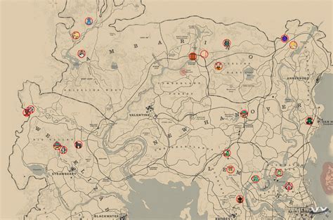 Red Dead Redemption 2 Interactive Maps Pvnelo