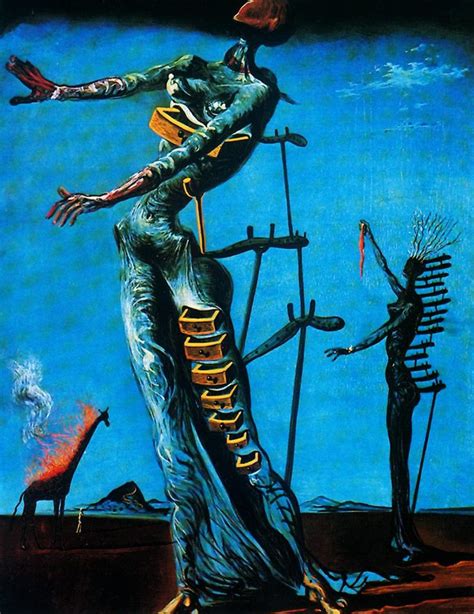 The Burning Giraffe By ‎salvador Dali‬ 1937 Image Rights Reserved