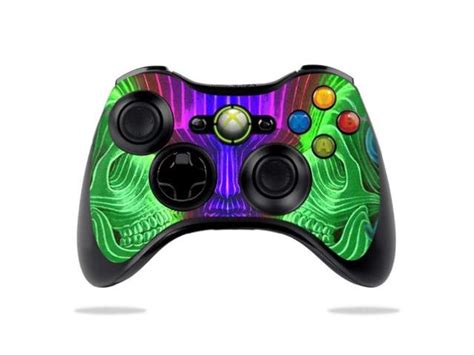 Protective Vinyl Skin Decal Skin Compatible With Microsoft Xbox 360