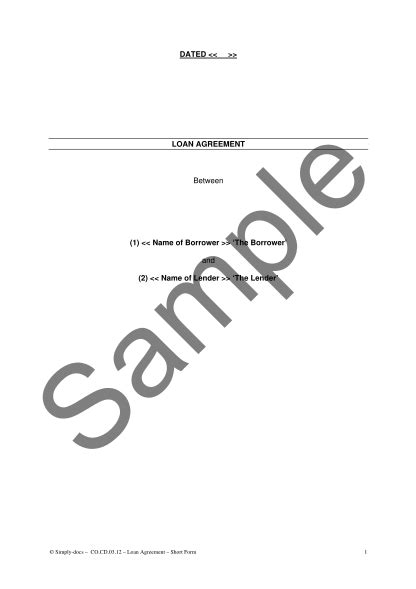 100 Shareholder Promissory Note Template Page 5 Free To Edit
