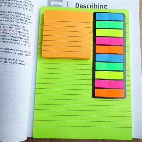 Buy Creatiburg Big Sticky Notes Lined 6x8 Inches 50 Sheetspad 6 Pads