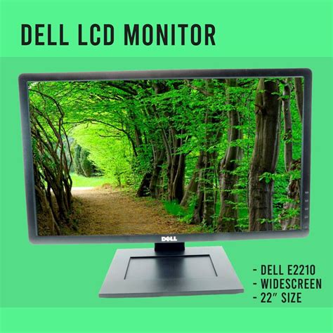 Dell E2210 22 Inch Widescreen Lcd Monitor For Sale Online Ebay