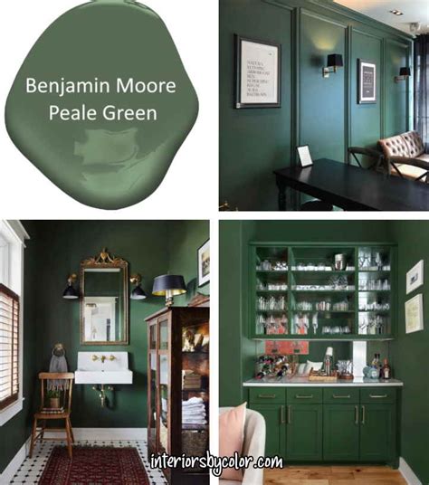 Benjamin Moore Peale Green Paint Color Interiors By Color Green Paint