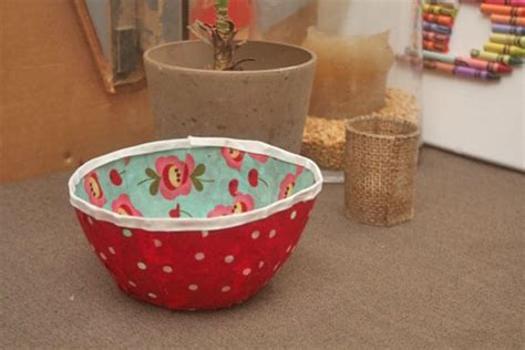 Fabric Bowl With Mod Podge Factory Direct Craft Blog