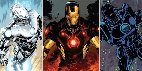 Heavy Machinery 20 Of Iron Mans Armors Ranked