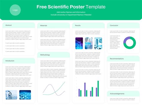 Free Scientific Poster Powerpoint Template Slidebazaar