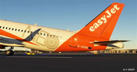 EasyJet Airbus A Neo G UZHA K Livery For MSFS