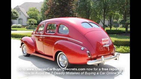 Classic cars for sale search 2,406 cars. 1940 Mercury 4 Door Sedan Classic Muscle Car for Sale in ...