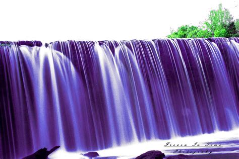 Purple Waterfall Photograph By Lois Davis Fine Art America