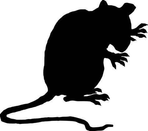 Rat Silhouette Clipart Best
