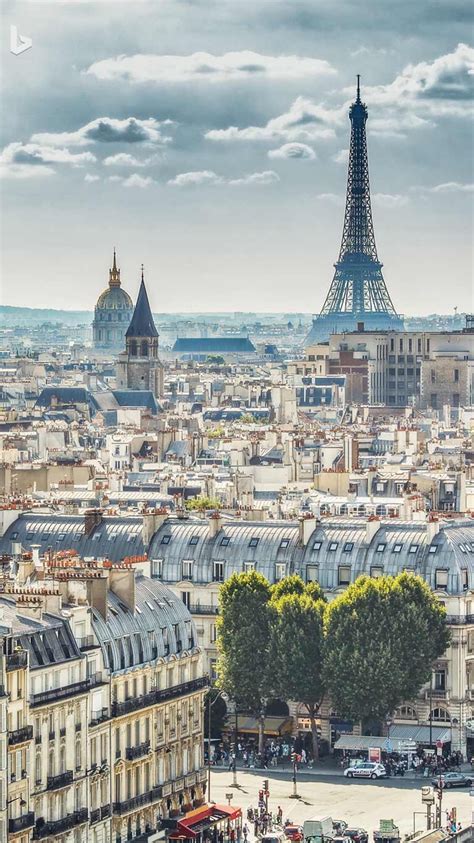 Pin By Emily On Beautiful Places Bing Backgrounds Paris Skyline