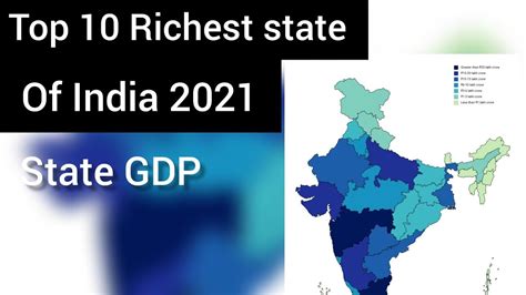 top 10 richest states of india gdp 2021 [in english] youtube