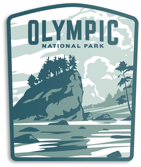 Olympic National Park Sticker The Landmark Project