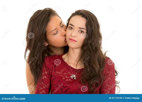 Portrait Of Beautiful Lesbian Couple In Love Stock Image Image