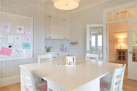 Decorate your room with the brightest and most beautiful decorations, various furniture and beautiful. Blue and Pink Craft Room and Homework Room - Cottage - Den ...
