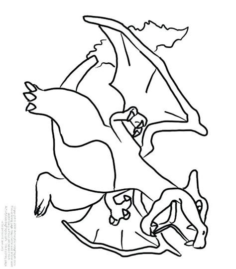 Shiny Mega Charizard Pokemon Coloring Pages - Как рисовать mega