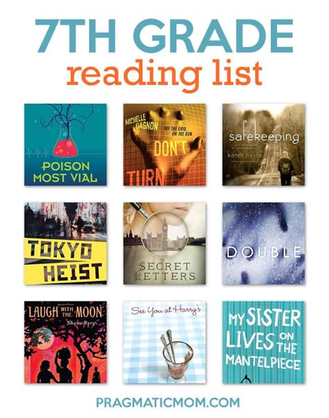 7th Grade Reading List Pragmatic Mom