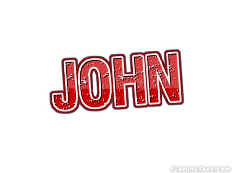 John Logo Free Name Design Tool From Flaming Text