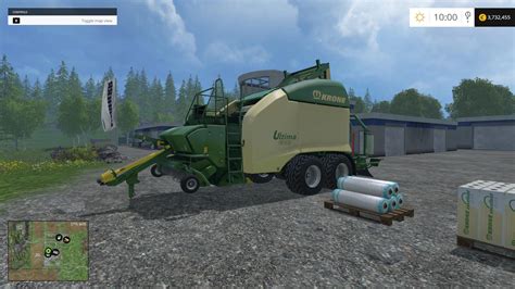 Krone Ultima Cf 155 Xc Black Wrap V10 • Farming Simulator 19 17 15