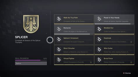 Destiny How To Get The Season Of The Splicer Seal And Title