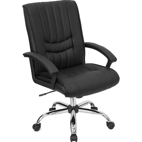 Although this chair has been around for many years, the company has not been resting on its. Flash Furniture Mid-Back Leather Managers Office Chair & Reviews | Wayfair