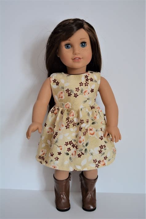 Handmade Doll Clothes Dress Assorted Colors Fit 18 Etsy