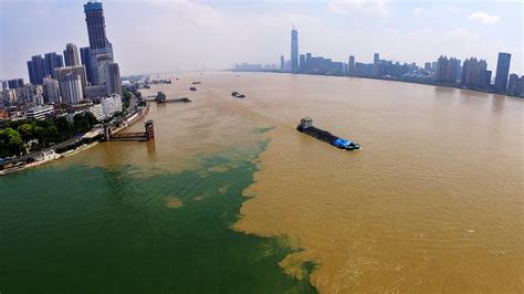 Yangtze River And Hanjiang River Color Smash In Central China Cgtn
