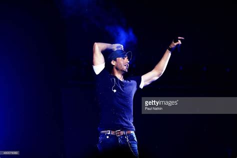 Musician Enrique Iglesias Performs Onstage At The United Center