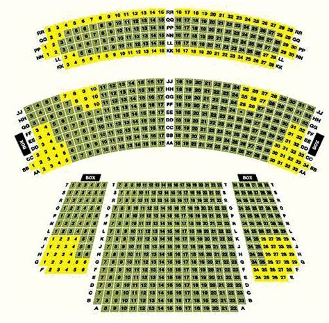 Goodyear Theatre Seating Chart