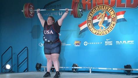 Weightlifter Holley Mangold Brings Her Focus To Arnold