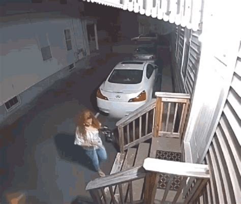 Drunk Girl Falling 