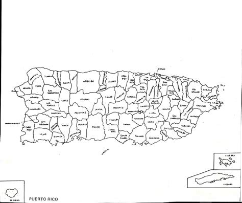 Image Result For Mapa Con Los Pueblos De Puerto Rico Puerto Rico