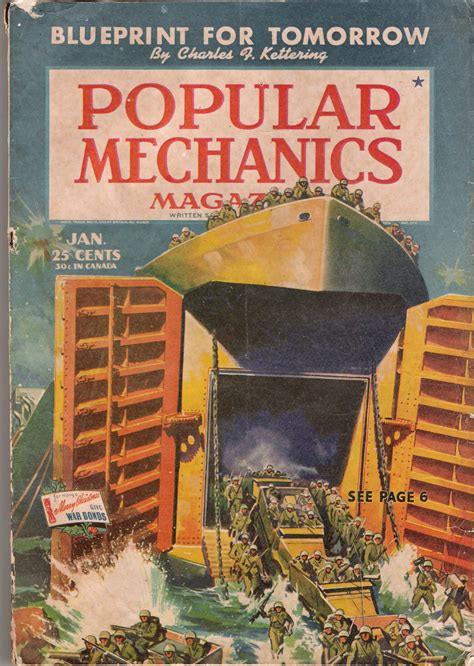 1944 Popular Mechanics Cover | Popular mechanics, Vintage popular ...