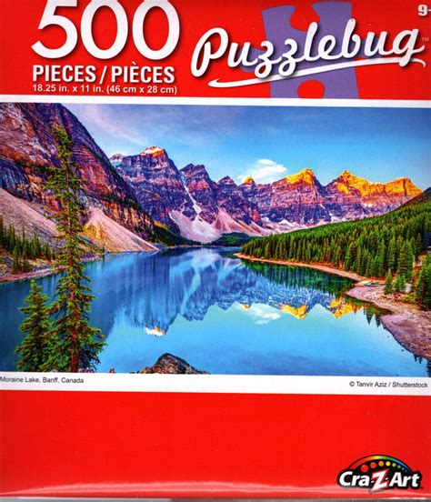 Cra Z Art Moraine Lake Banff Canada 500 Piece Jigsaw Puzzle P010